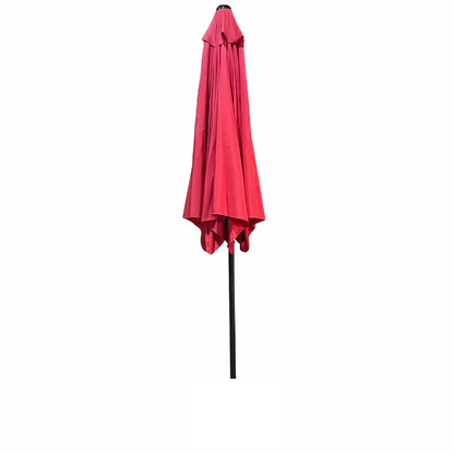 AKORD Parasol de Jardín Hexagonal Rojo Impermeable 2,7 m