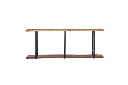 Regal Montara – Zweistufiges Regal aus recyceltem Holz