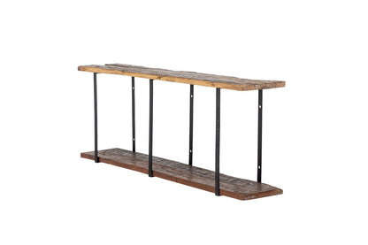 Regal Montara – Zweistufiges Regal aus recyceltem Holz