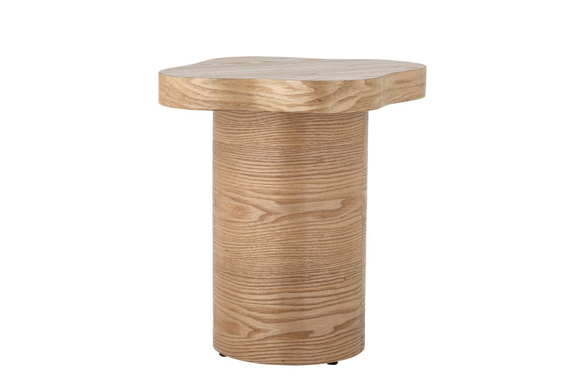 Luxusbetten24 Margo Beistelltisch Zylindrisches Design Naturton Wohnzimmer Modern