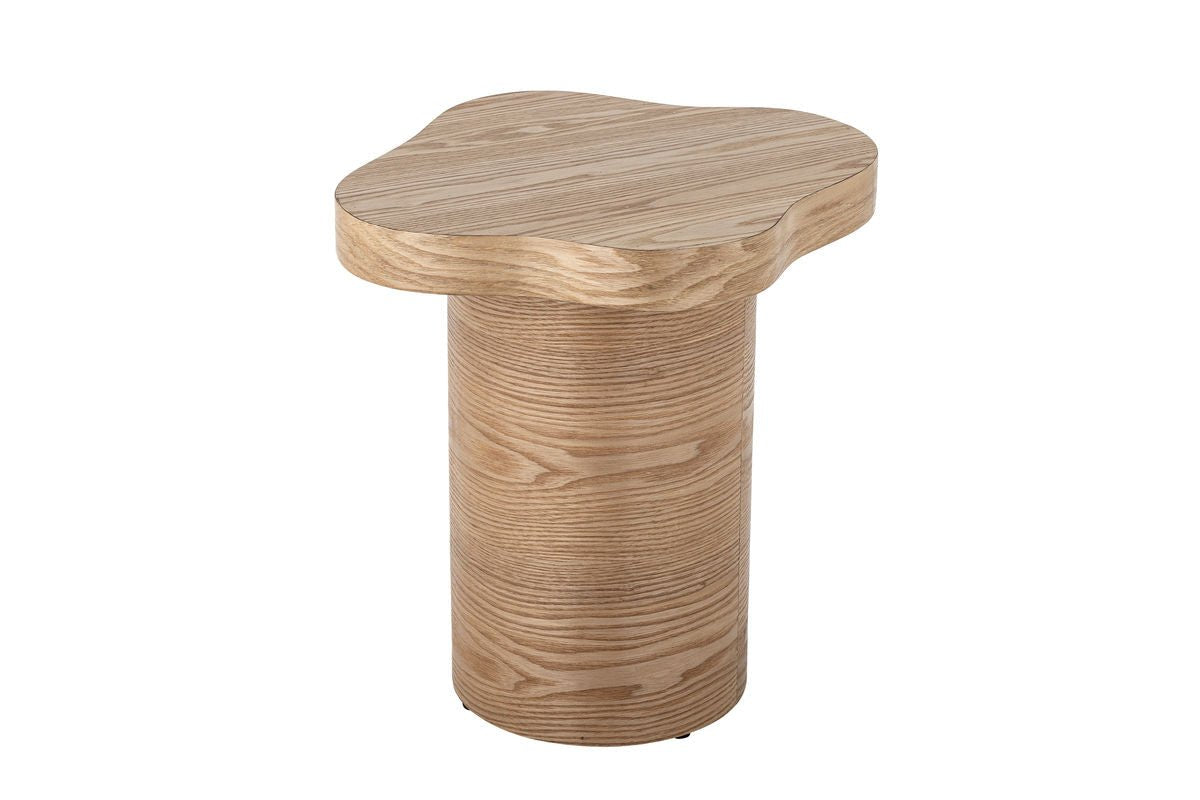 Luxusbetten24 Margo Beistelltisch Zylindrisches Design Naturton Wohnzimmer Modern