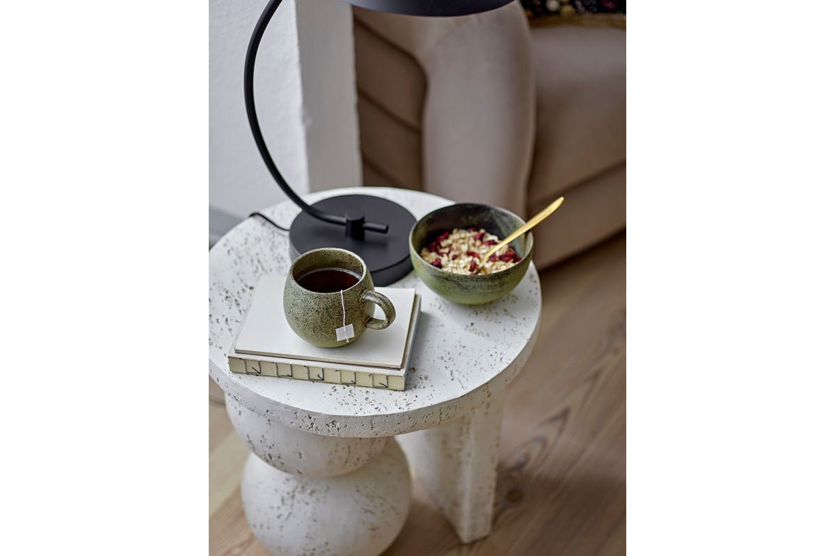 Livia Schale Set – 3‑er‑Set aus Steingut, Grün, reaktive Glasur