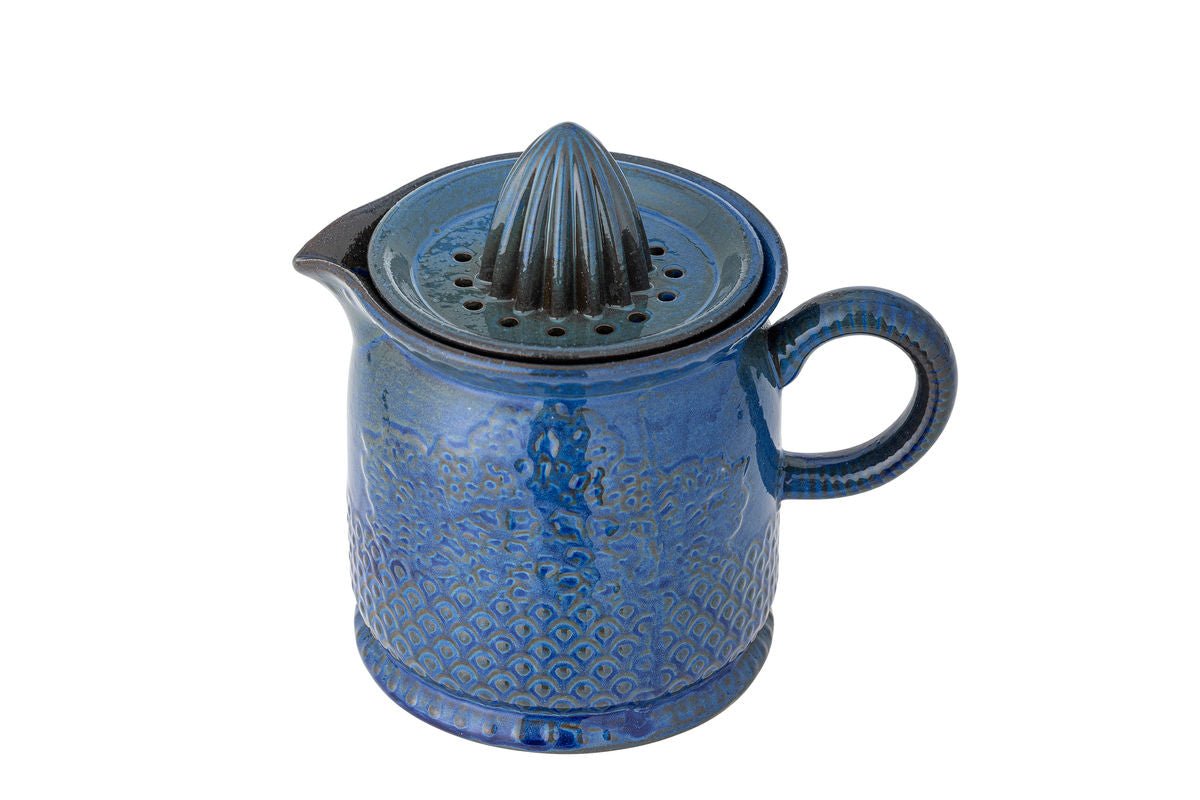 Zitronensaftpresse Selene – Steingut mit reaktiver Glasur, Blau Design