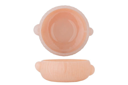 Marli Handgefertigte Glasschale in Zartem Rosé