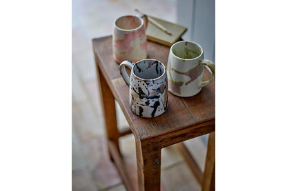Becher-Set Jana – Steingut mit reaktiver Glasur (4er-Set)