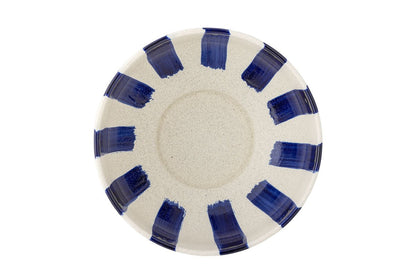 Luxusbetten24 Cala Schale Handbemalt Blau