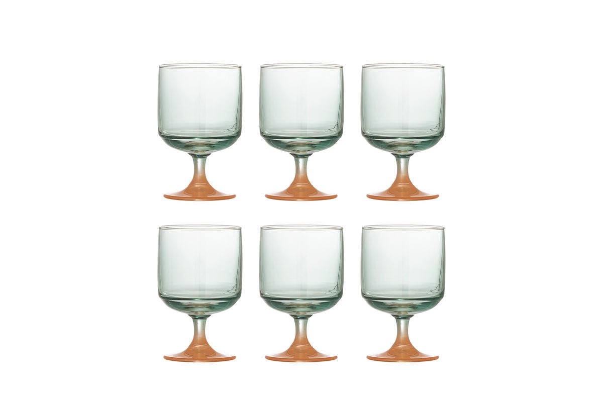 Trinkgläser Freedom – weich gerundete Form mit dezent getöntem Glas (6er-Set)