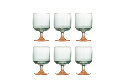 Trinkgläser Freedom – weich gerundete Form mit dezent getöntem Glas (6er-Set)