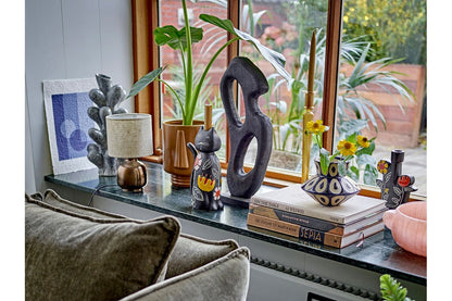 Tischlampe Aurea Aus Steingut In Bronze – Elegantes Designobjekt