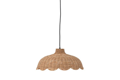Luxusbetten24 Nusa Pendelleuchte Geflochtenes Rattan Naturton