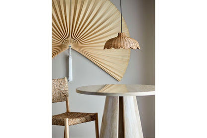Luxusbetten24 Nusa Pendelleuchte Geflochtenes Rattan Naturton
