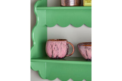 Becher-Set Melal – Rosé, gefertigt aus Steingut (4er-Set)