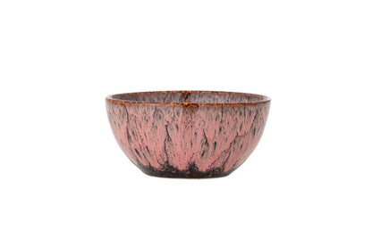 Schalen-Set Kiki – Reaktive Glasur in warmen Rosétönen (4er-Set)