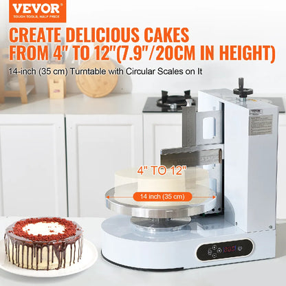 Machine à Glacer les Gâteaux VEVOR Blanc HBLSMMJ-0412 MKR00016192676