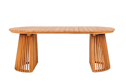 Luxusbetten24 Orvessa Gartentisch Teakholz Natur 180 cm Für Garten