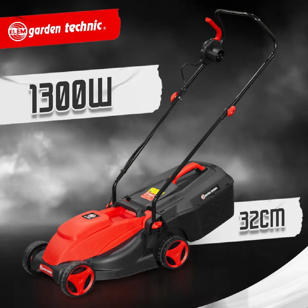 Elem GARDEN TECHNIC Set 1300W Tondeadora + 250W Recortadora