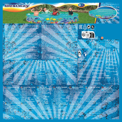 Bestway Fill N' Fun Odyssey Piscina Infantil 244 cm 2074 L