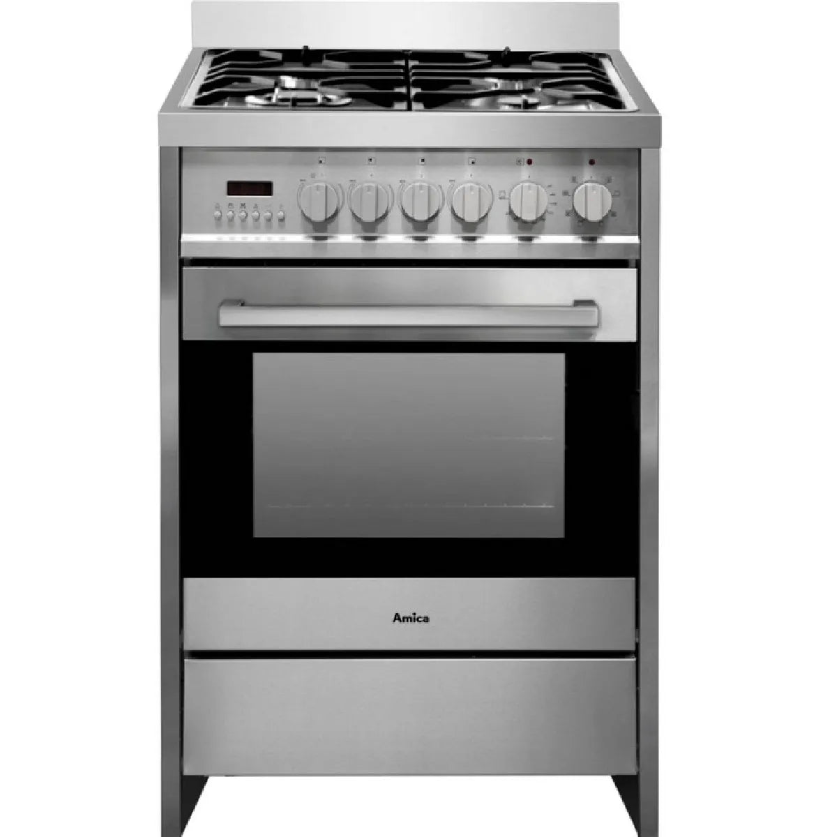 Amica ACME2005X Cocina de Gas 68 L 4 Fuegos Inox
