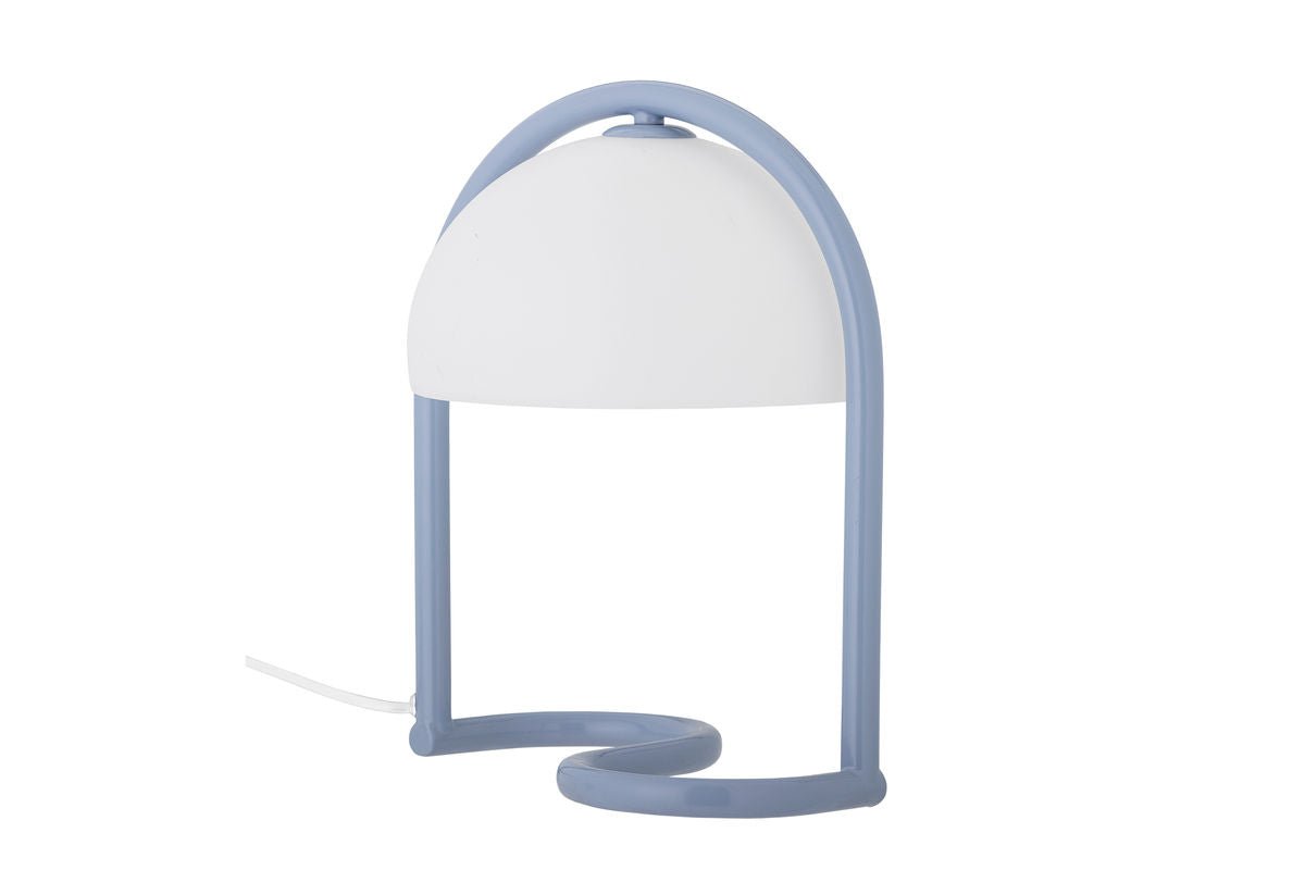Luxusbetten24 Tabulara Moderne Tischlampe – Acryl, Babyblau für Wohnzimmer