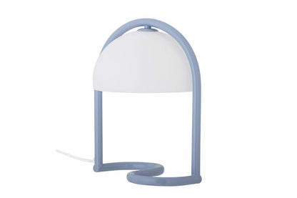 Luxusbetten24 Tabulara Moderne Tischlampe – Acryl, Babyblau für Wohnzimmer