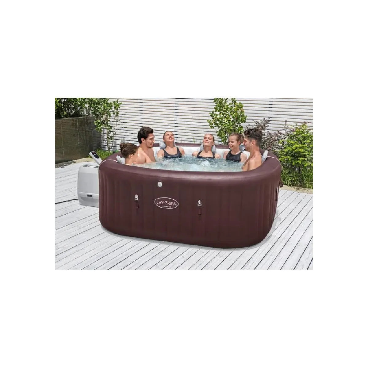 Spa Gonflable Bestway Lay-Z-Spa Maldives HydroJet Pro Carré 7 Places MKR00014811902