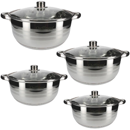 Batterie Marmites Inox Cheffinger Gris MKR00011346568