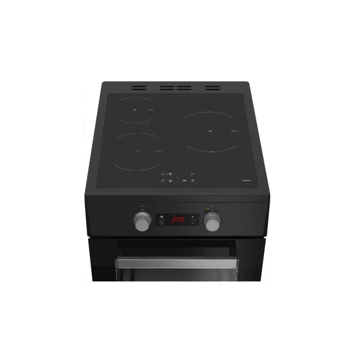 Beko FSE58301BC Cocina de Inducción3 Fogones Negro