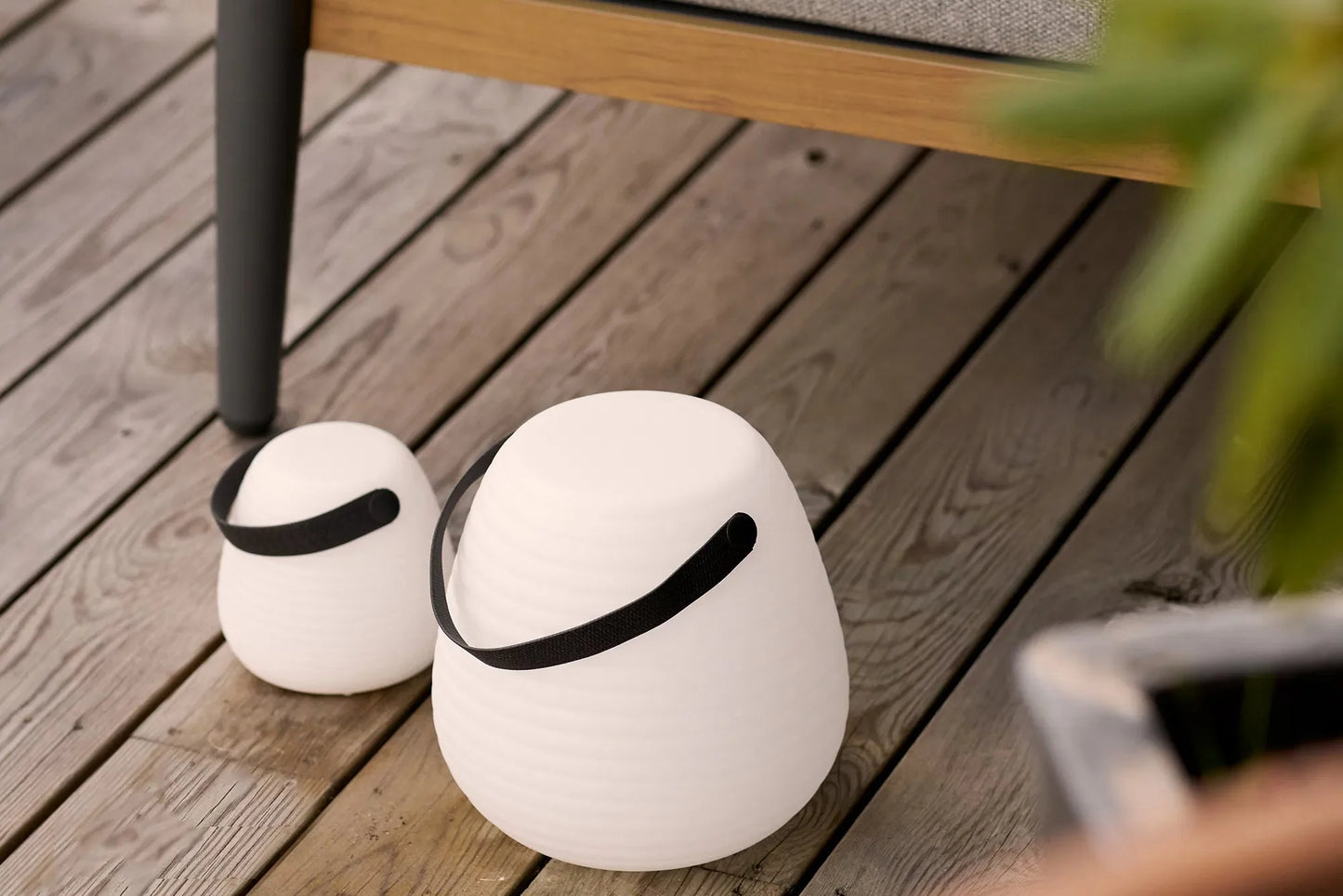 Eirina Gartenlampe Farb-LED mit Halteband Weiß