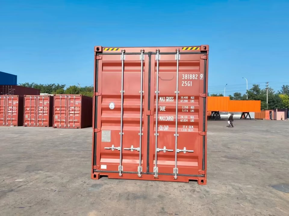 Contenedores Ejido Contenitore Marittimo 20 Piedi High Cube Rosso