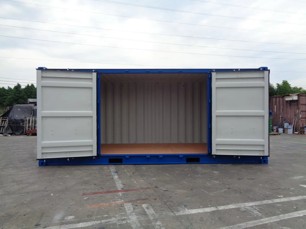 Contenedores Ejido Contenedor 20 Piedi Open Side Blu