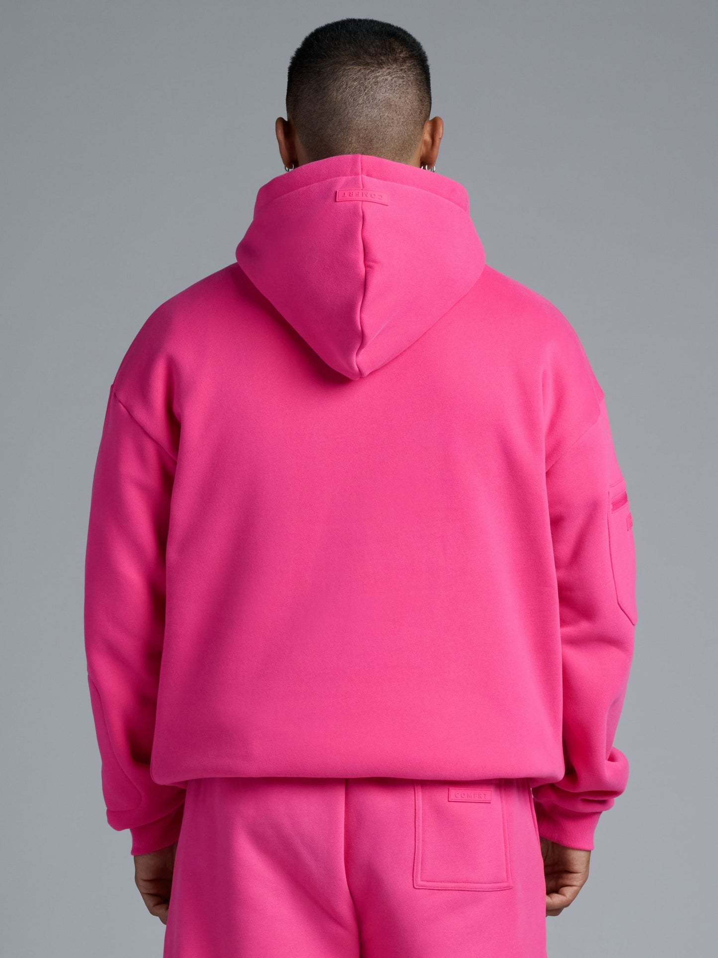 Comfrt Airplane Mode Travel Hoodie mit integrierter Augenmaske
