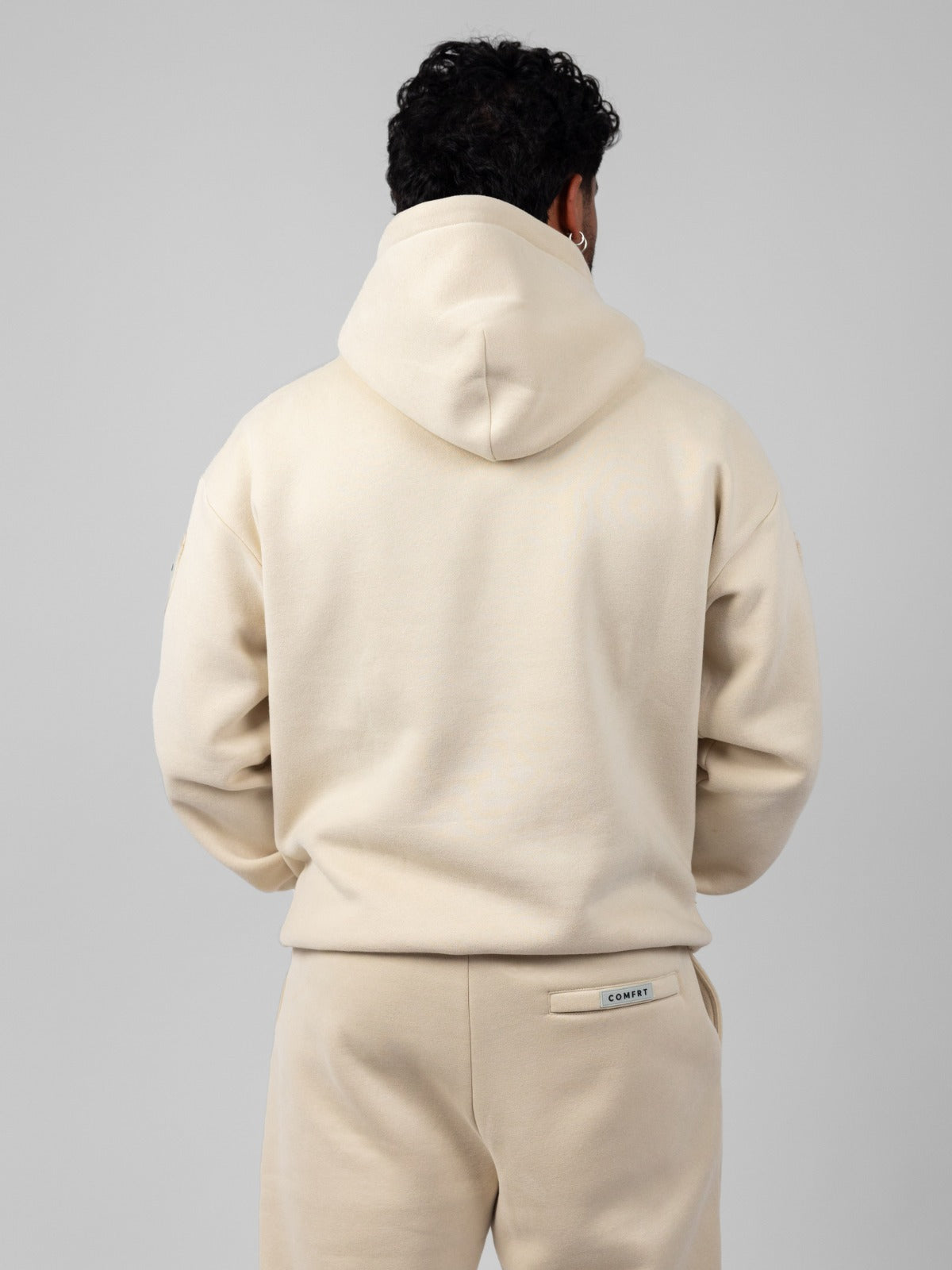 Comfrt Travel Essentials Hoodie Superweich Baumwollmischung Oversized Moss