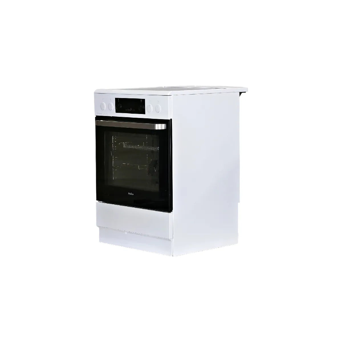 Amica ACV7005SRW Cocina Vitrocerámica AirFry 60 cm 77 L Blanco