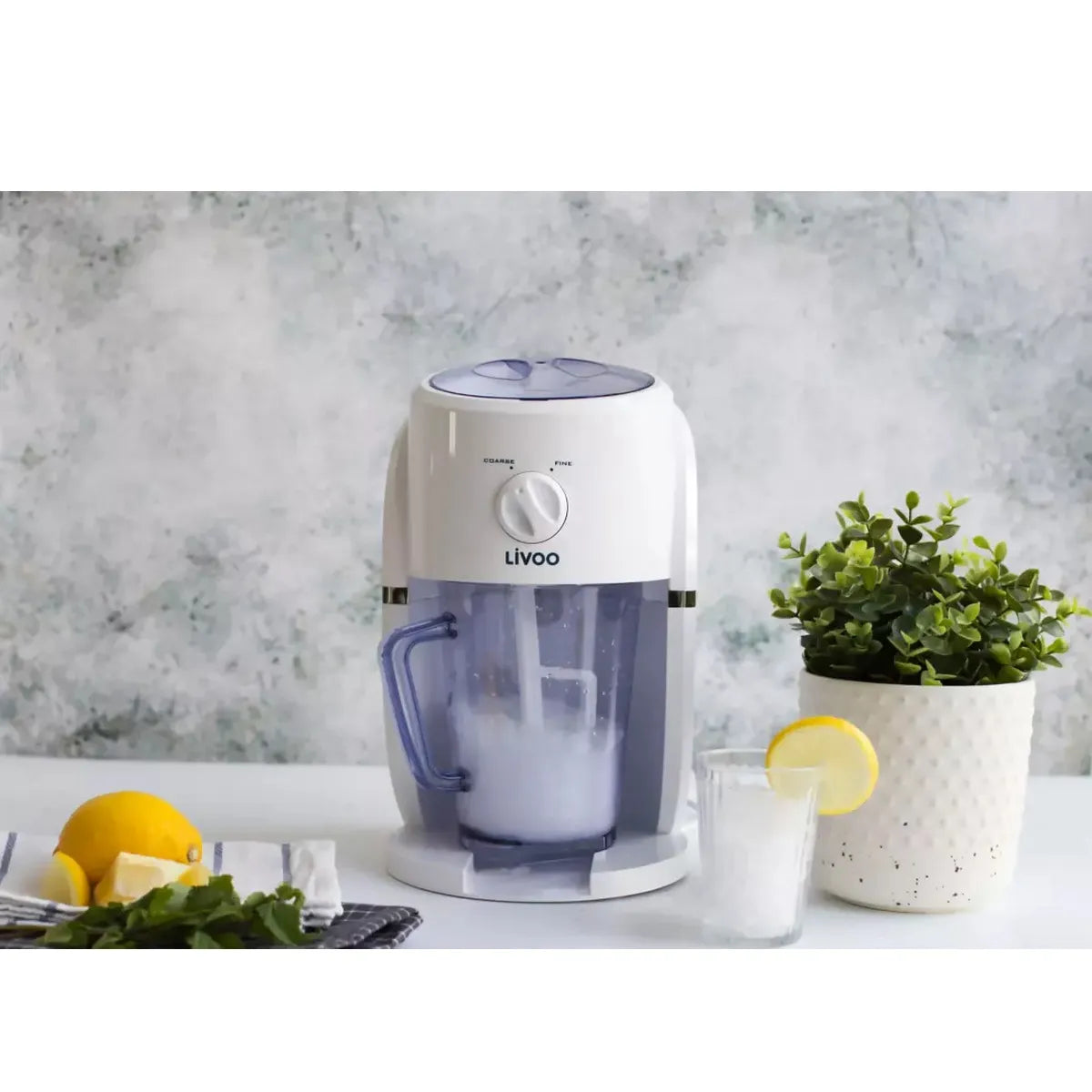 Livoo DOM430 Máquina de Granizado 1,1 L Blanco Azul