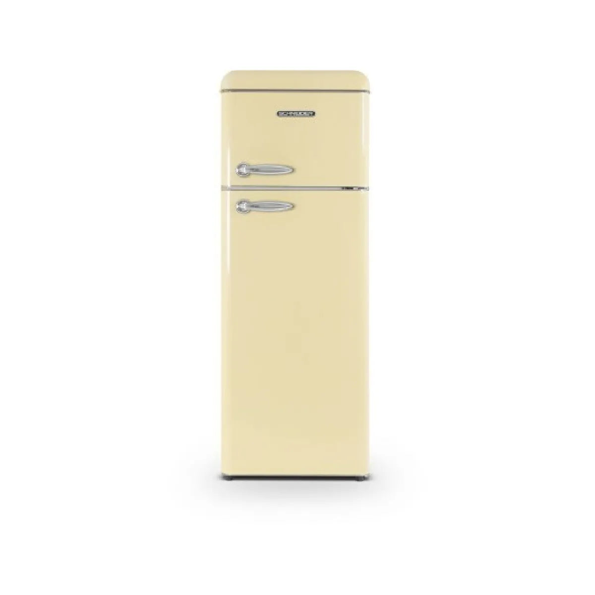 Schneider SCDD208VCR Refrigerador Crema 206 L Puertas Dos