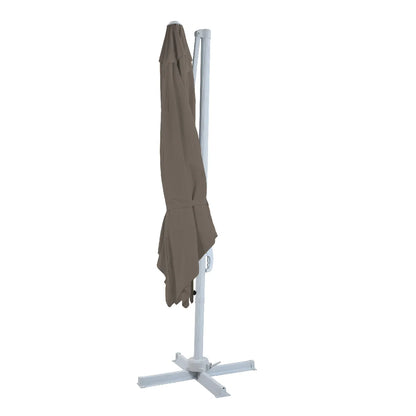 Axi House AXI Nima Parasol Desplegable Aluminio Blanco/Taupe