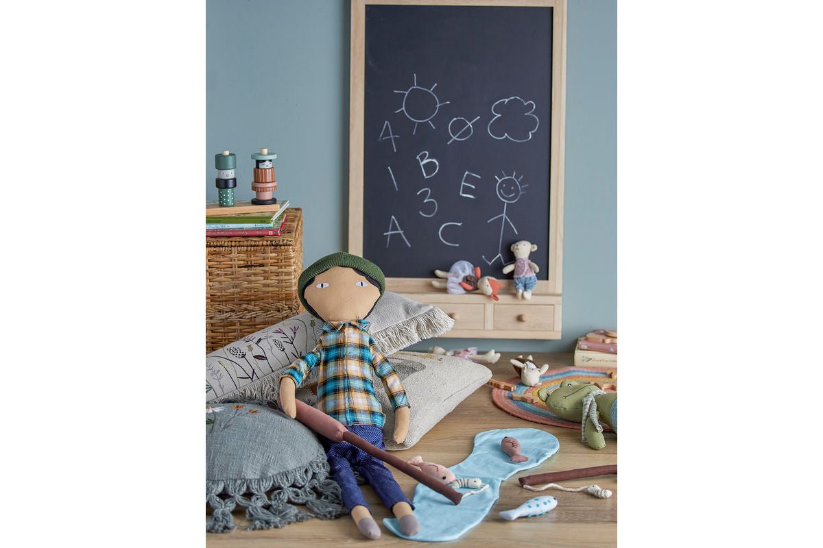 Stoffpuppe Lana – Aus Baumwolle Und Leinen Kinder Spielzeug