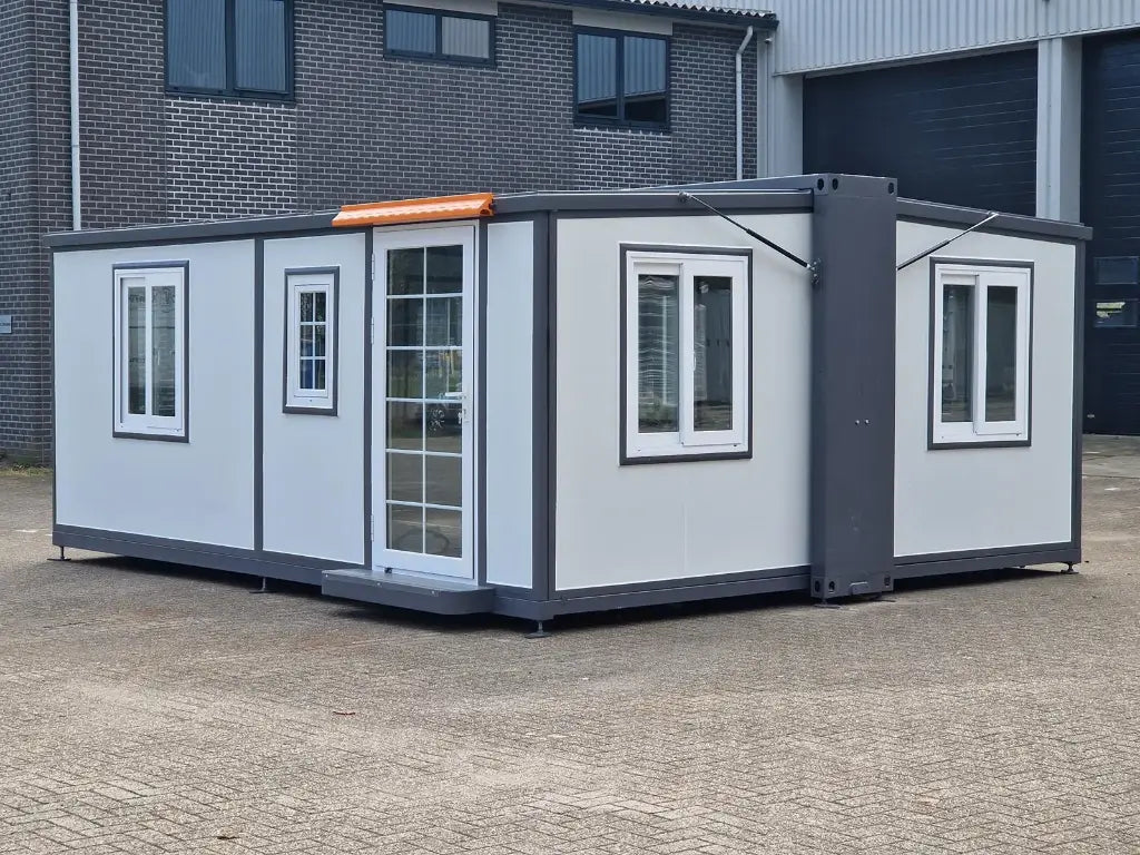 Mobile Wohneinheit 28 m² Büro‑Modul – Minimalistisch, Nachhaltig, Flexibel Komplett