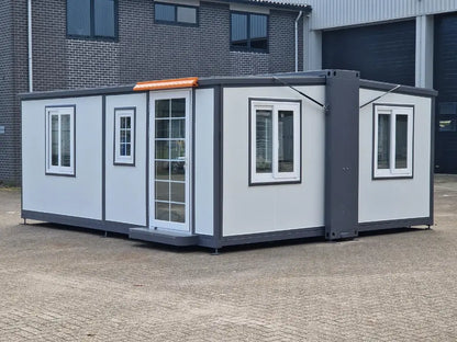 Mobile Wohneinheit 28 m² Büro‑Modul – Minimalistisch, Nachhaltig, Flexibel Komplett