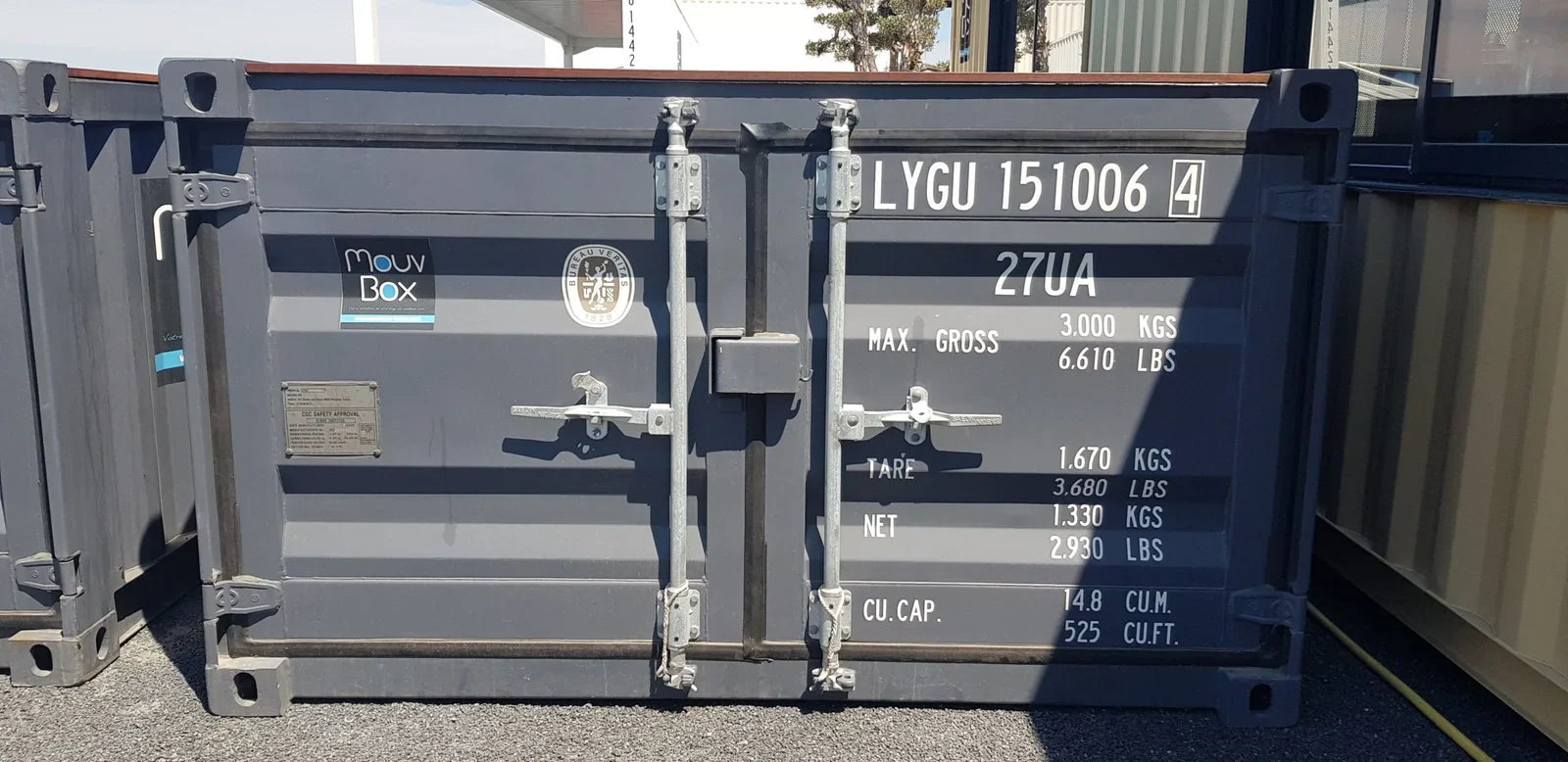 Contenedores Ejido SL Piscina Box 20 Piedi Grigio
