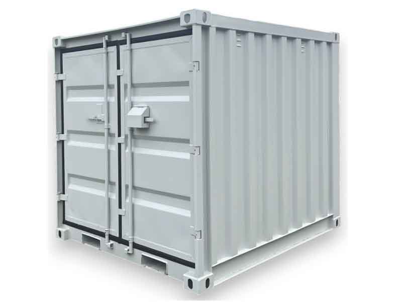 Container 8 Fuß Neu RAL 9002