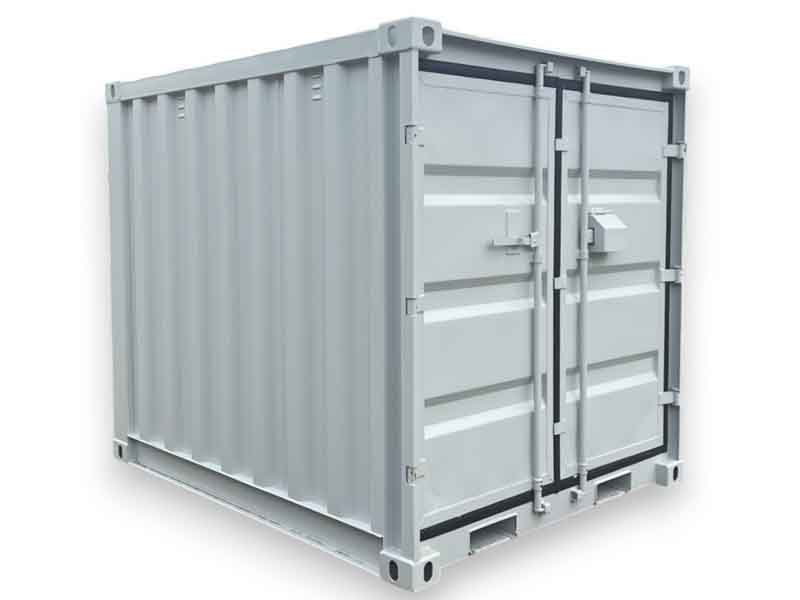 Container 8 Fuß Neu RAL 9002