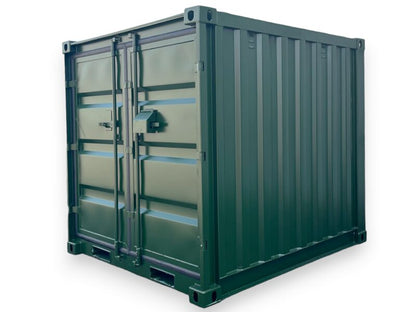 Container 8-Fuß Neu RAL 6007 Grün Standard Lagerlösung