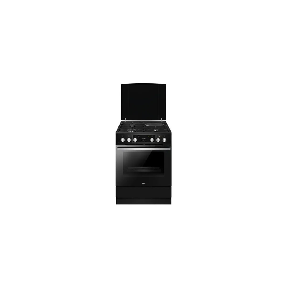 Amica ACM7035RN Cocina Mixta 60 cm Negro Mate