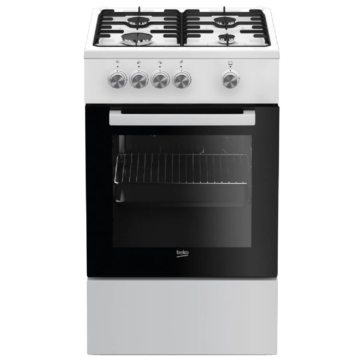 Beko FSG52000DWC Cocina Gas 4 Fuegos Convección Natural Blanco