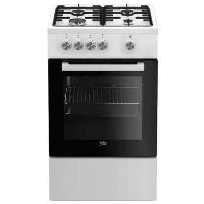Beko FSG52000DWC Cocina Gas 4 Fuegos Convección Natural Blanco