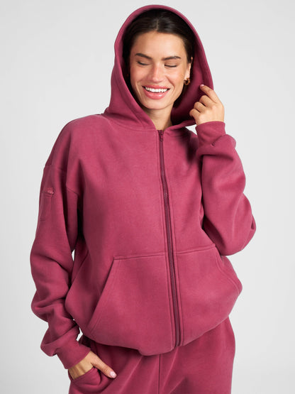 Comfrt Travel Essentials Zip Hoodie