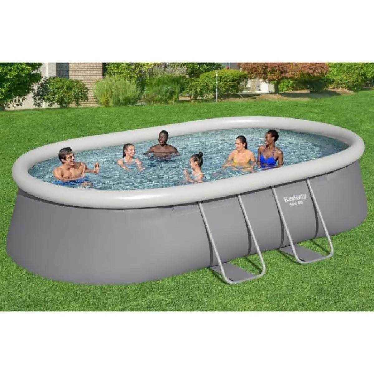 Bestway Piscina Autoportante Oval Fast Set 488x305x107 cm