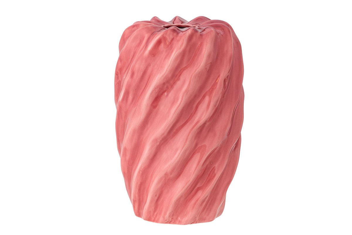 Vase Mila Rosé – Elegante Steingut-Vase