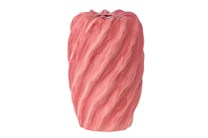 Vase Mila Rosé – Elegante Steingut-Vase